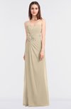 ColsBM Cassidy Novelle Peach Elegant A-line Strapless Sleeveless Floor Length Bridesmaid Dresses