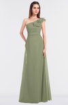 ColsBM Kelsey Bog Elegant A-line Zip up Floor Length Ruching Bridesmaid Dresses