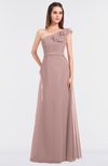 ColsBM Kelsey Bridal Rose Elegant A-line Zip up Floor Length Ruching Bridesmaid Dresses