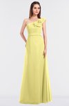 ColsBM Kelsey Daffodil Elegant A-line Zip up Floor Length Ruching Bridesmaid Dresses