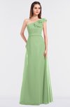 ColsBM Kelsey Gleam Elegant A-line Zip up Floor Length Ruching Bridesmaid Dresses