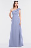 ColsBM Kelsey Lavender Elegant A-line Zip up Floor Length Ruching Bridesmaid Dresses