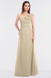 ColsBM Kelsey Novelle Peach Elegant A-line Zip up Floor Length Ruching Bridesmaid Dresses