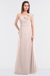 ColsBM Kelsey Silver Peony Elegant A-line Zip up Floor Length Ruching Bridesmaid Dresses
