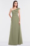 ColsBM Kelsey Sponge Elegant A-line Zip up Floor Length Ruching Bridesmaid Dresses
