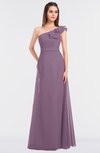 ColsBM Kelsey Valerian Elegant A-line Zip up Floor Length Ruching Bridesmaid Dresses