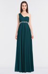 ColsBM Natalia Blue Green Mature A-line Sleeveless Zip up Floor Length Bridesmaid Dresses
