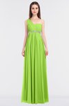 ColsBM Natalia Bright Green Mature A-line Sleeveless Zip up Floor Length Bridesmaid Dresses