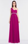 ColsBM Natalia Hot Pink Mature A-line Sleeveless Zip up Floor Length Bridesmaid Dresses