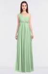 ColsBM Natalia Light Green Mature A-line Sleeveless Zip up Floor Length Bridesmaid Dresses