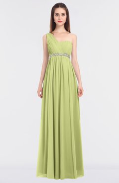 ColsBM Natalia Lime Sherbet Mature A-line Sleeveless Zip up Floor Length Bridesmaid Dresses