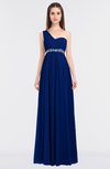 ColsBM Natalia Sodalite Blue Mature A-line Sleeveless Zip up Floor Length Bridesmaid Dresses