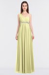 ColsBM Natalia Wax Yellow Mature A-line Sleeveless Zip up Floor Length Bridesmaid Dresses