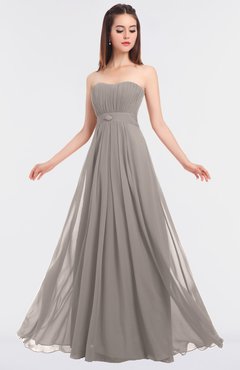 ColsBM Claire Mushroom Elegant A-line Strapless Sleeveless Appliques Bridesmaid Dresses