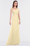 ColsBM Meredith Cornhusk Elegant A-line Asymmetric Neckline Zip up Floor Length Bridesmaid Dresses