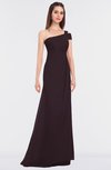 ColsBM Meredith Italian Plum Elegant A-line Asymmetric Neckline Zip up Floor Length Bridesmaid Dresses