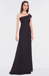 ColsBM Meredith Perfect Plum Elegant A-line Asymmetric Neckline Zip up Floor Length Bridesmaid Dresses