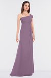 ColsBM Meredith Valerian Elegant A-line Asymmetric Neckline Zip up Floor Length Bridesmaid Dresses