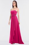ColsBM Caitlin Fandango Pink Modern A-line Spaghetti Sleeveless Appliques Bridesmaid Dresses