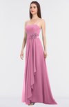 ColsBM Caitlin Pink Modern A-line Spaghetti Sleeveless Appliques Bridesmaid Dresses