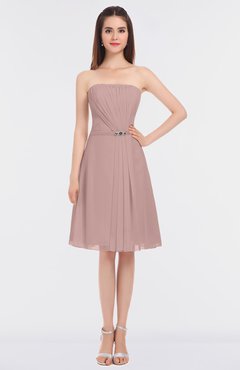 ColsBM Heavenly Blush Pink Glamorous A-line Bateau Sleeveless Zip up Appliques Bridesmaid Dresses