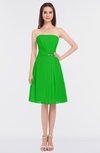 ColsBM Heavenly Classic Green Glamorous A-line Bateau Sleeveless Zip up Appliques Bridesmaid Dresses