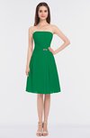 ColsBM Heavenly Green Glamorous A-line Bateau Sleeveless Zip up Appliques Bridesmaid Dresses