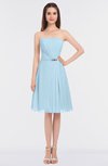 ColsBM Heavenly Ice Blue Glamorous A-line Bateau Sleeveless Zip up Appliques Bridesmaid Dresses