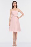 ColsBM Heavenly Pastel Pink Glamorous A-line Bateau Sleeveless Zip up Appliques Bridesmaid Dresses