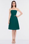 ColsBM Heavenly Shaded Spruce Glamorous A-line Bateau Sleeveless Zip up Appliques Bridesmaid Dresses