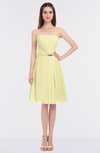 ColsBM Heavenly Soft Yellow Glamorous A-line Bateau Sleeveless Zip up Appliques Bridesmaid Dresses