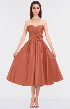 ColsBM Kallie Crabapple Gorgeous A-line Strapless Sleeveless Flower Bridesmaid Dresses