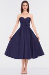 ColsBM Kallie Orient Blue Gorgeous A-line Strapless Sleeveless Flower Bridesmaid Dresses