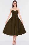 ColsBM Kallie Slate Black Gorgeous A-line Strapless Sleeveless Flower Bridesmaid Dresses