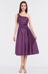 ColsBM Ellison Argyle Purple Mature A-line Asymmetric Neckline Sleeveless Zip up Bridesmaid Dresses