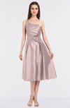ColsBM Ellison Coral Pink Mature A-line Asymmetric Neckline Sleeveless Zip up Bridesmaid Dresses