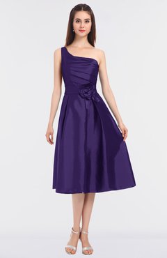 ColsBM Ellison Dark Purple Mature A-line Asymmetric Neckline Sleeveless Zip up Bridesmaid Dresses