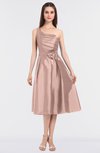 ColsBM Ellison Pastel Pink Mature A-line Asymmetric Neckline Sleeveless Zip up Bridesmaid Dresses