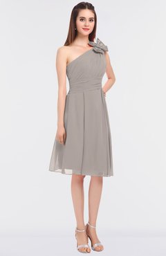 ColsBM Dalary Mushroom Classic A-line Asymmetric Neckline Sleeveless Criss-cross Straps Knee Length Bridesmaid Dresses
