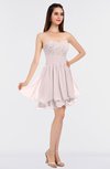 ColsBM Makenna Angel Wing Glamorous A-line Strapless Sleeveless Mini Beaded Bridesmaid Dresses