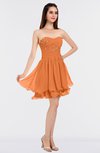 ColsBM Makenna Mango Glamorous A-line Strapless Sleeveless Mini Beaded Bridesmaid Dresses