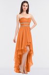ColsBM Cynthia Mango Elegant A-line Strapless Sleeveless Zip up Floor Length Bridesmaid Dresses