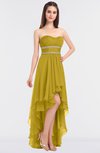 ColsBM Cynthia Sauterne Elegant A-line Strapless Sleeveless Zip up Floor Length Bridesmaid Dresses