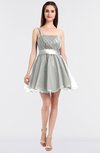 ColsBM Lucille Ivory Princess Ball Gown Asymmetric Neckline Zip up Mini Ruching Bridesmaid Dresses