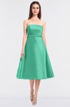 ColsBM Stacy Mint Green Elegant Ball Gown Bateau Sleeveless Zip up Ruching Bridesmaid Dresses