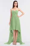 ColsBM Skye Gleam Sexy A-line Strapless Zip up Sweep Train Ruching Bridesmaid Dresses