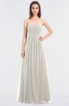 ColsBM Lexi Off White Elegant Bateau Sleeveless Zip up Floor Length Appliques Bridesmaid Dresses