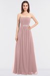 ColsBM Lexi Silver Pink Elegant Bateau Sleeveless Zip up Floor Length Appliques Bridesmaid Dresses