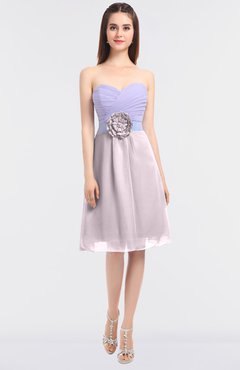 ColsBM Kadence Blush Modern A-line Strapless Sleeveless Flower Bridesmaid Dresses