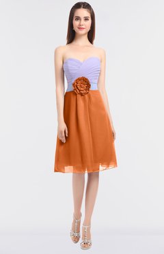 ColsBM Kadence Mango Modern A-line Strapless Sleeveless Flower Bridesmaid Dresses